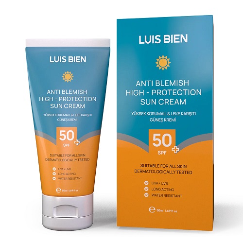 Luis%20Bien%20Yüksek%20Korumalı%20&%20Leke%20Karşıtı%20Spf%2050+Güneş%20Kremi%2050%20ml